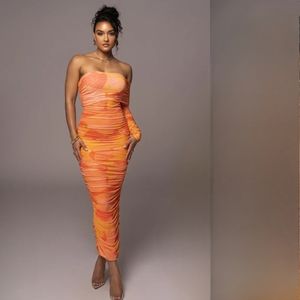 Orange Dress